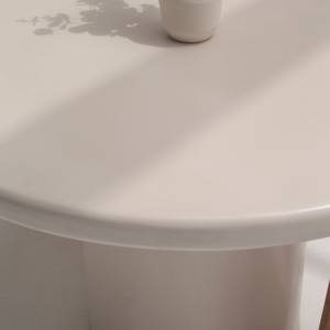 Table à manger Vandana Aureo Flux en micro-béton avec un design minimaliste moderne - Product Image 5