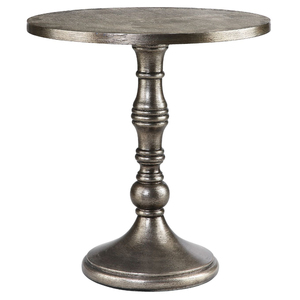<b>Round</b> Shape Aluminium End & Side <b>Table</b> for Office and <b>Garden</b> Decoration Furniture Available at Bulk Price Wholesale Supply - Product Image 1