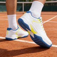Longheng, vente en gros de chaussures de tennis de haute qualité, semelle absorbant les chocs pour les centres sportifs de tennis en salle