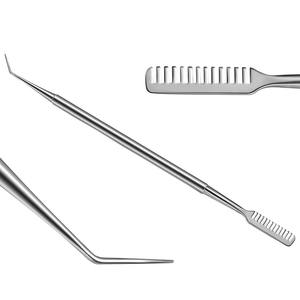 Outil professionnel de lifting des cils avec peigne séparateur en acier inoxydable pour le lifting des sourcils, formule végétalienne, construction durable - Product Image 3