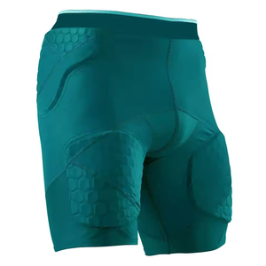 Pantalones Cortos de Compresión para Fútbol Americano con 5 Almohadillas, Pantalones Acolchados para Impactos, Ropa para Jugadores de Rugby, 100% Poliéster Transpirable y Elástico - Product Image 5