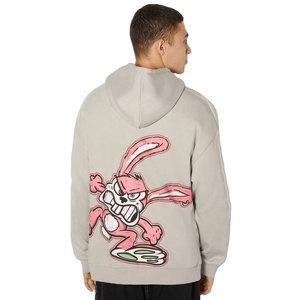 Customizable Vintage Hoodie Men 100% Cotton Regular Fit High Quality Fleece Breathable Rhinestone Design Winter Customized - Product Image 4