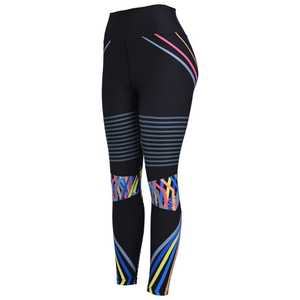 Leggings Largos de Cintura Alta para Mujer, Diseño Estampado Multicolor Arcoíris, Tejido Elástico, Ropa Casual de Invierno, Directo de Fábrica - Product Image 2