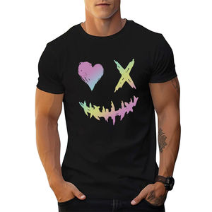 T-shirts décontractés pour hommes les plus vendus, 100 % coton, manches courtes, imprimés, 120 g, tricotés, pour l'été - Product Image 2