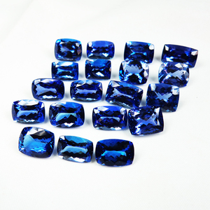 Venta al por Mayor de Tanzanita, Calidad 3A, Juego de Gemas Sueltas Facetadas en Forma de Cojín, Tamaño de 3 a 6 Quilates, 19 Piezas en Total, 79.87 Quilates, Gemas PDM - Product Image 3