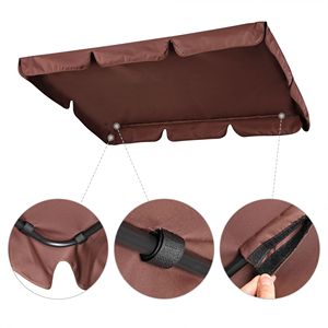 Tettuccio di Ricambio Verde 66x45 Pollici per Altalena - Product Image 6