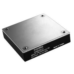 Convertisseur DC-DC industriel 300W 48V 6.25A, protection contre la surchauffe, logique d'activation/déactivation à distance, négatif - Product Image 1