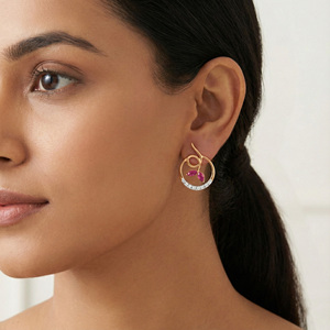 Diamantes naturales de 0.09 quilates, sueltos, talla brillante redonda, color alto, claridad VS-SI, piedras blancas decorativas, gemas de joyería minadas en la Tierra. - Product Image 1