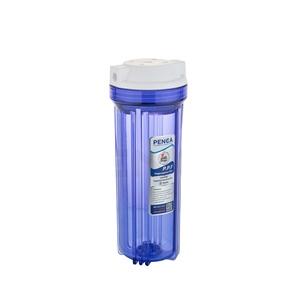 Carcasa de filtro de agua azul grande transparente de 10 pulgadas al por mayor con opciones de etiqueta privada personalizadas - Product Image 1