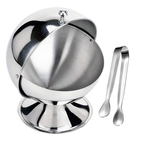 New Article Silver Plated Metal Creamer Pot And Sugar Bowl With Lid For Luxury Tableware And <b>Table</b> Use - Product Image 5