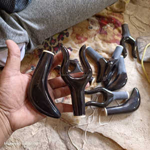 Mango de cuerno de búfalo de alta calidad palo viejo y mujer cuerno de búfalo mango de bastón con elegante mango de cuerno de búfalo Natural - Product Image 2