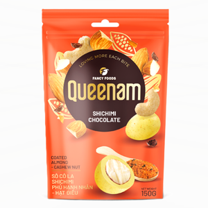 Fournisseur direct du fabricant, vente en gros de dragées au chocolat de qualité supérieure HALAL, chocolat Shichimi enrobé d'amandes et de noix de cajou, 150 g, OEM/ODM, confiserie - Product Image 1