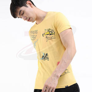 Camisetas de algodón al por mayor con cuello redondo, camisetas con logotipo digital personalizado, camisetas suaves de corte regular para hombre, camisetas de alta calidad para hombre. - Product Image 3