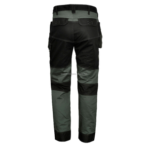 Pantalones de Trabajo Talla Grande, Elásticos, Transpirables, con Costuras Reforzadas, Bolsillos Prácticos, para Actividades - Product Image 5