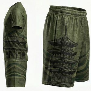 Ensemble d'uniformes de football OEM, maillot de football personnalisé, short, kit d'entraînement, vêtements d'équipe unisexes, respirant, imprimé, 100% polyester, fournisseur - Product Image 5