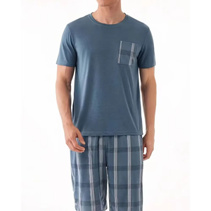 Ensemble court en velours pour homme, décontracté, imprimé, écologique, de qualité supérieure et à prix bas - Product Image 1