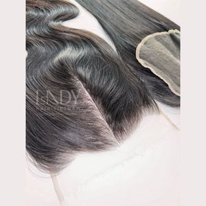 Trama de cabello humano virgen vietnamita superventa 100%, máquina de cierre de doble trazo, precio al por mayor - Product Image 1