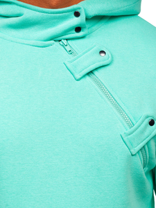 เสื้อฮู้ดผู้ชายแบบสวมหัว สีพื้น ผ้าถัก สไตล์ลำลอง ทรงปกติ ดีไซน์ซิป เหมาะสำหรับใส่ในฤดูใบไม้ร่วง - Product Image 6