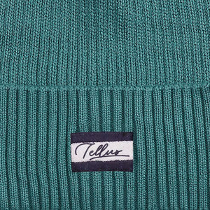 หมวกบีนนี่ไหมพรมฤดูหนาวปี 2026 แบบกำหนดเองสำหรับขายส่ง หมวกบีนนี่ผู้ชายแบบถักอุ่นๆ ปักโลโก้ตามสั่ง - Product Image 5