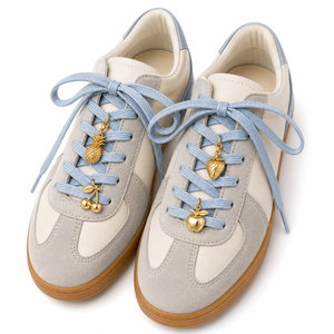 Custom Shoe Charm Pendant Gold Plated Shell Ocean Initial Letter Metal Charm Sports Sneaker Accessory - Product Image 1