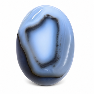 ALIZA AGATE EXPORTS หินอาเกตเดนดริติกธรรมชาติขนาดใหญ่ หินปาล์มสโตนแกะสลักขัดเงา คริสตัลอัญมณี งานศิลปะพื้นบ้าน ของขวัญสำหรับการทำสมาธิ พกพาสะดวก - Product Image 1