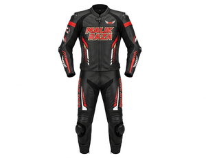 Conjunto de Chaqueta y Pantalón de Cuero para Motocicleta |   Tallas Grandes y Hechas a Medida con Ajuste Preciso |   Equipo de Carreras Hecho a Mano de 2 Piezas |   MALIK RAZA - Product Image 3