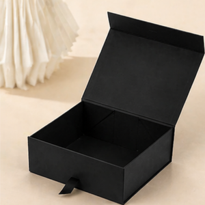 Premium Rigid Paper <b>Gift</b> <b>Box</b> with <b>Magnetic</b> Lid – Black Packaging for Luxury Products - Product Image 1