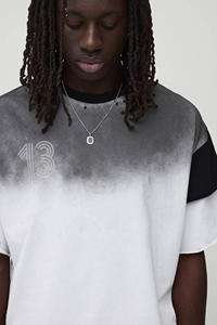 Trendy Men’s Summer <b>Set</b> Oversized Tee and Shorts Street Style Acid Wash Two Piece <b>Set</b> OEM Urban wear Hip Hop Style Breathable - Product Image 4