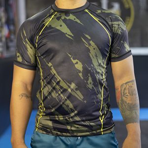 <b>Men's</b> BJJ Rash Guard-Lightweight Breathable <b>Compression</b> Top with Anti-Bacterial and UV Protection <b>for</b> Training - Product Image 2