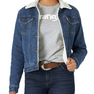 El mejor producto de algodón de alta calidad, recién llegado, chaqueta vaquera con botones cubiertos transpirables de tamaño personalizado para mujer - Product Image 1