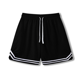 Pantalones Cortos de Baloncesto de Secado Rápido al por Mayor de Fábrica para Hombre y Mujer, Pantalones Deportivos Casuales de Lona Sólida sin Superposición - Product Image 2