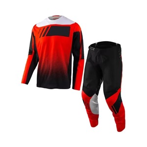 ชุดแข่งรถ MX Gear รุ่นใหม่ล่าสุดสำหรับฤดูร้อน ป้องกันลม แขนยาว พิมพ์ลายแบบ Sublimation ชุดมอเตอร์ครอส ผ้าระบายอากาศได้ดี - Product Image 1