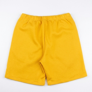 Shorts en coton vert uni pour homme, taille élastique, décontractés, respirants, tricotés, mi-longs - Product Image 6