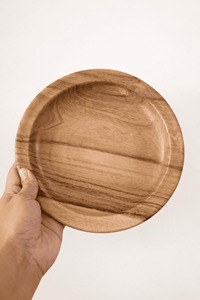 Plato de Servir de Madera de Paulownia, Hecho a Mano, para Decoración del Hogar, Fiestas, Centro de Mesa para Bodas - Product Image 4
