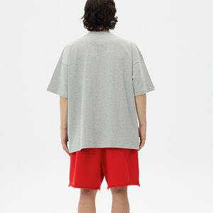 Camiseta Extra Grande Personalizada para Hombre con Estampado 3D, Hombros Caídos, Estilo Urbano, 100% Algodón Tejido, Fabricante de Ropa de Marca Privada OEM - Product Image 6