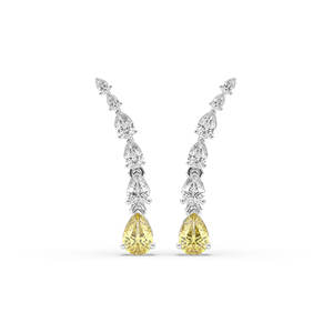 Boucles d'oreilles clous en diamant de laboratoire 2,70 carats, or massif 14 carats, certifiées IGI, pour femme, légères, durables, bijoux de luxe pour soirée - Product Image 4