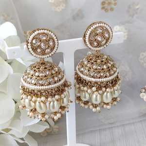 Elegant Long <b>Drop</b> Artificial <b>Earrings</b> Trendy Fashion Jewelry Set's for Women Wholesale Custom Design Export - Product Image 5