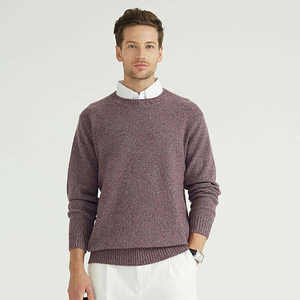 Pull en maille pour homme, col rond, manches longues, jersey, 100% coton mélangé, fabriqué sur mesure par le fabricant - Product Image 5