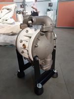 Achetez une pompe à double diaphragme pneumatique AOD 300 SST en acier inoxydable pour le transfert de liquides, pompe industrielle pneumatique