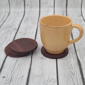 Wooden <b>Coaster</b> High Quality Custom Wood Coffee Cup <b>Coaster</b> Set Round Wooden <b>Drinks</b> <b>Coasters</b> <b>Drink</b> Mats Heat Resistant - Product Image 3