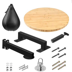 Plataforma para saco de velocidad de madera maciza con soporte ajustable y giros para entrenamiento de boxeo y sacos de velocidad Enterprise - Product Image 2