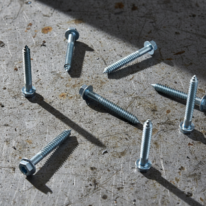 Carbon Steel C1022 1018 Hex Head Lag Screws - Inch Metric External Hexagon Wood <b>Fasteners</b> - Product Image 1