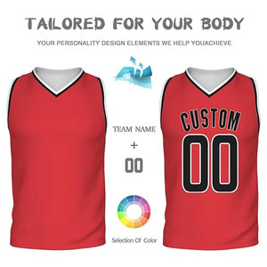 Maillot de basketball unisexe sur mesure pour adulte, respirant, grandes tailles, imprimé avec nom, numéro et logo personnalisés, vêtements de sport, fournisseur en gros - Product Image 5