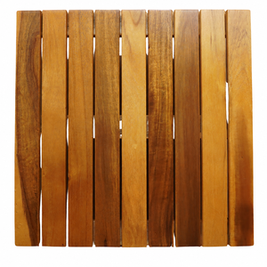 Soporte de Madera de Acacia Natural para Plantas, Resistente, para Macetas, Ecológico, con Autorriego, Diseño de Lujo, 30cmx30cm, para Jardín y Hogar - Product Image 1