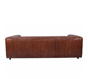 Sofá de Cuero de 3 Plazas al Mejor Precio, Sofá de Cuero Genuino de Lujo para Sala de Estar, Sofá Cómodo de Alta Gama - Product Image 3