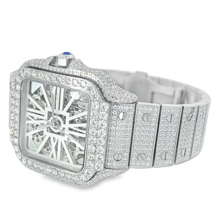 Reloj de Lujo con Diamantes Moissanite para Mujer, Diseño Clásico y Moderno con Esfera Brillante, Disponible al Mejor Precio - Product Image 2