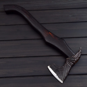 Hacha de Acero al Carbono Hecha a Mano LEGACY BLADES 2026 con Mango de Madera, Herramienta para Cortar Madera al Aire Libre, Marca Privada, Proveedor OEM - Product Image 2
