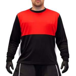 เสื้อเจอร์ซีย์ฟลอร์บอลสำหรับผู้รักษาประตูแบบพิมพ์ลายตามสั่ง ระบายอากาศได้ดี บุฟองน้ำ แขนยาว ป้องกันแรงกระแทก ผลิตจากโพลีเอสเตอร์ ดีไซน์สำหรับผู้ชาย ผู้หญิง และทีม - Product Image 2