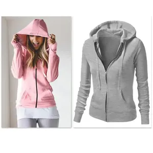 Sudadera con Capucha para Mujer, Talla Grande, Personalizada con Logotipo en Relieve, 480 g/m², Polar Grueso, Invierno, Bordado Frontal, Doble Capa - Product Image 2
