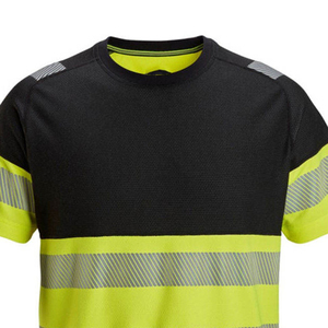 Camiseta de trabajo personalizada impresa al por mayor, de alta calidad, hecha de poliéster, para hombre. - Product Image 5